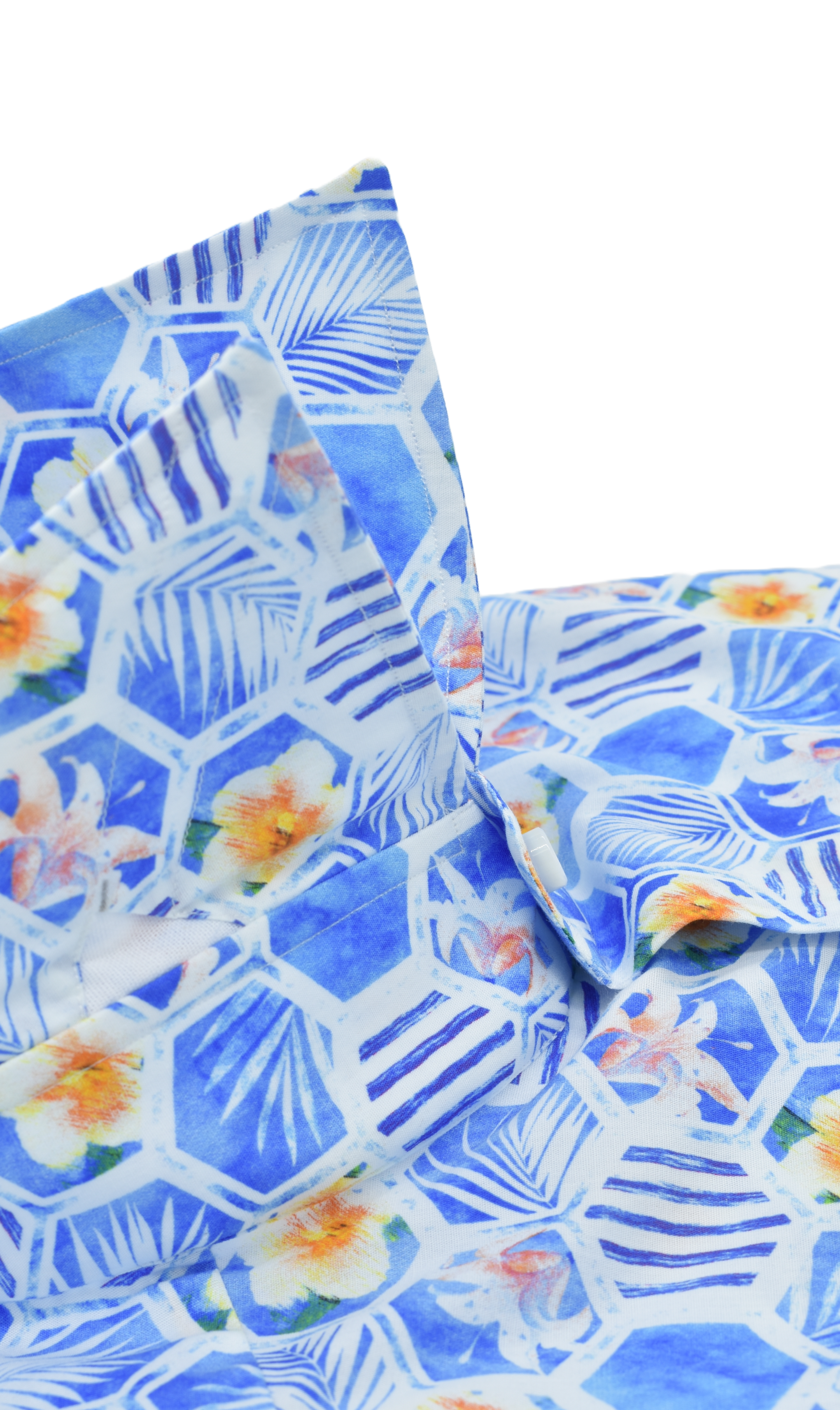 Shirt Handmade in Italy Slim Fit Flowers