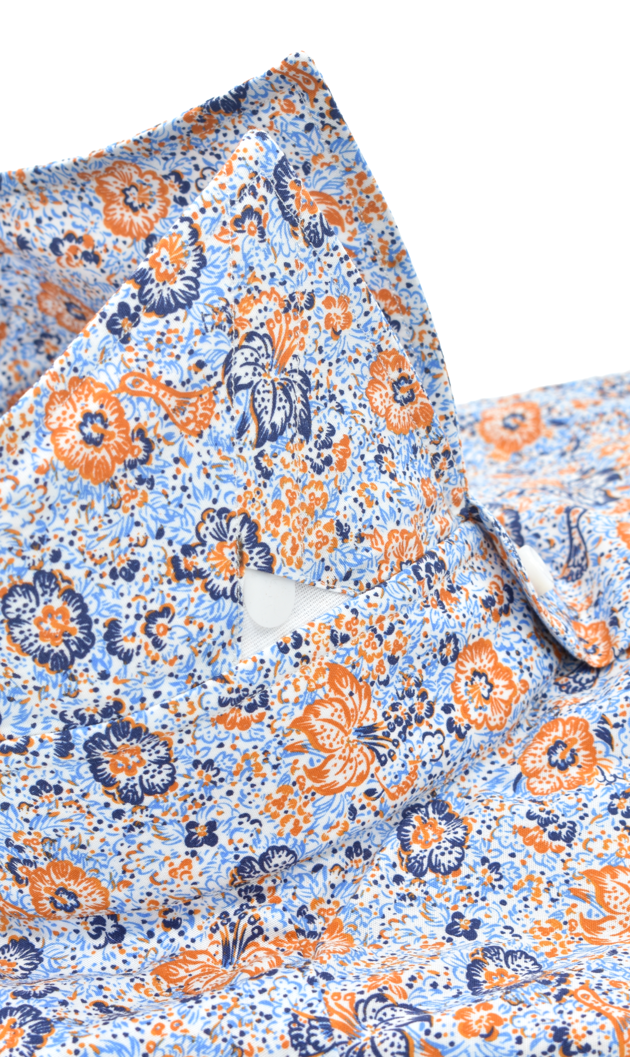 Shirt Handmade in Italy Slim Fit Flowers