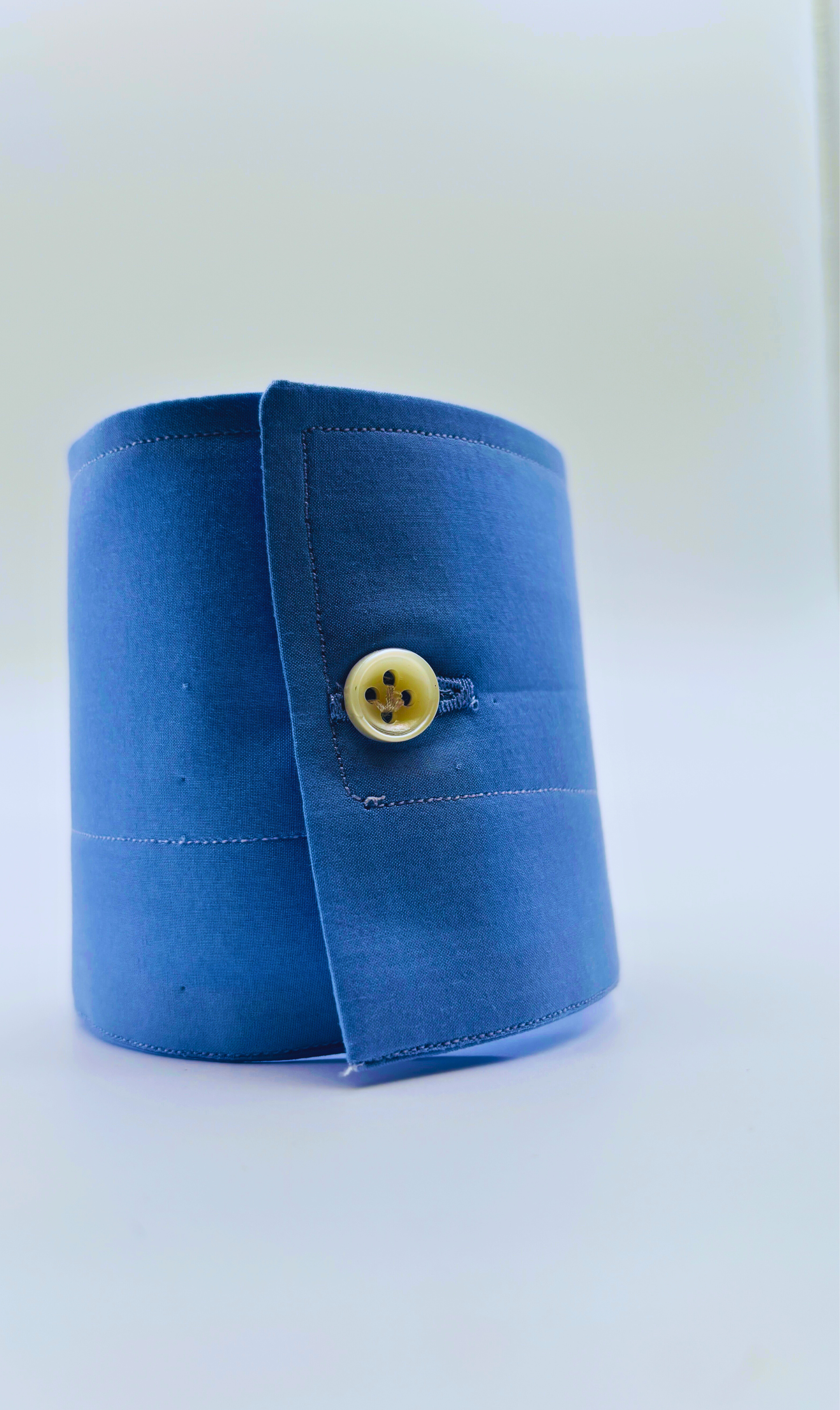 Butterfly 120/2 Vollzwirn. 100% Baumwolle von Bersini Handgemacht in Italien - Kariert