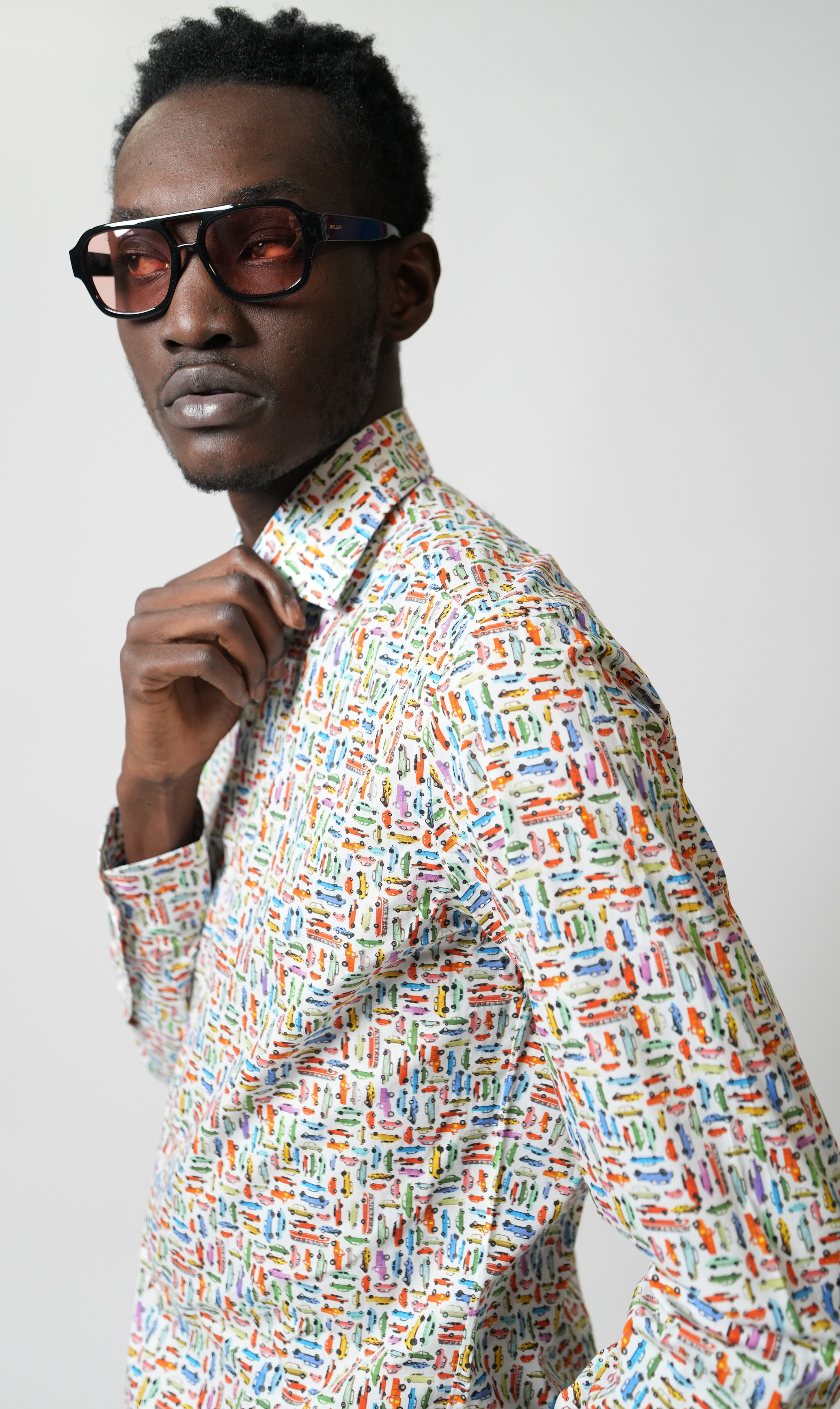 Hemd Handgemacht in Italien Slim Fit Autos