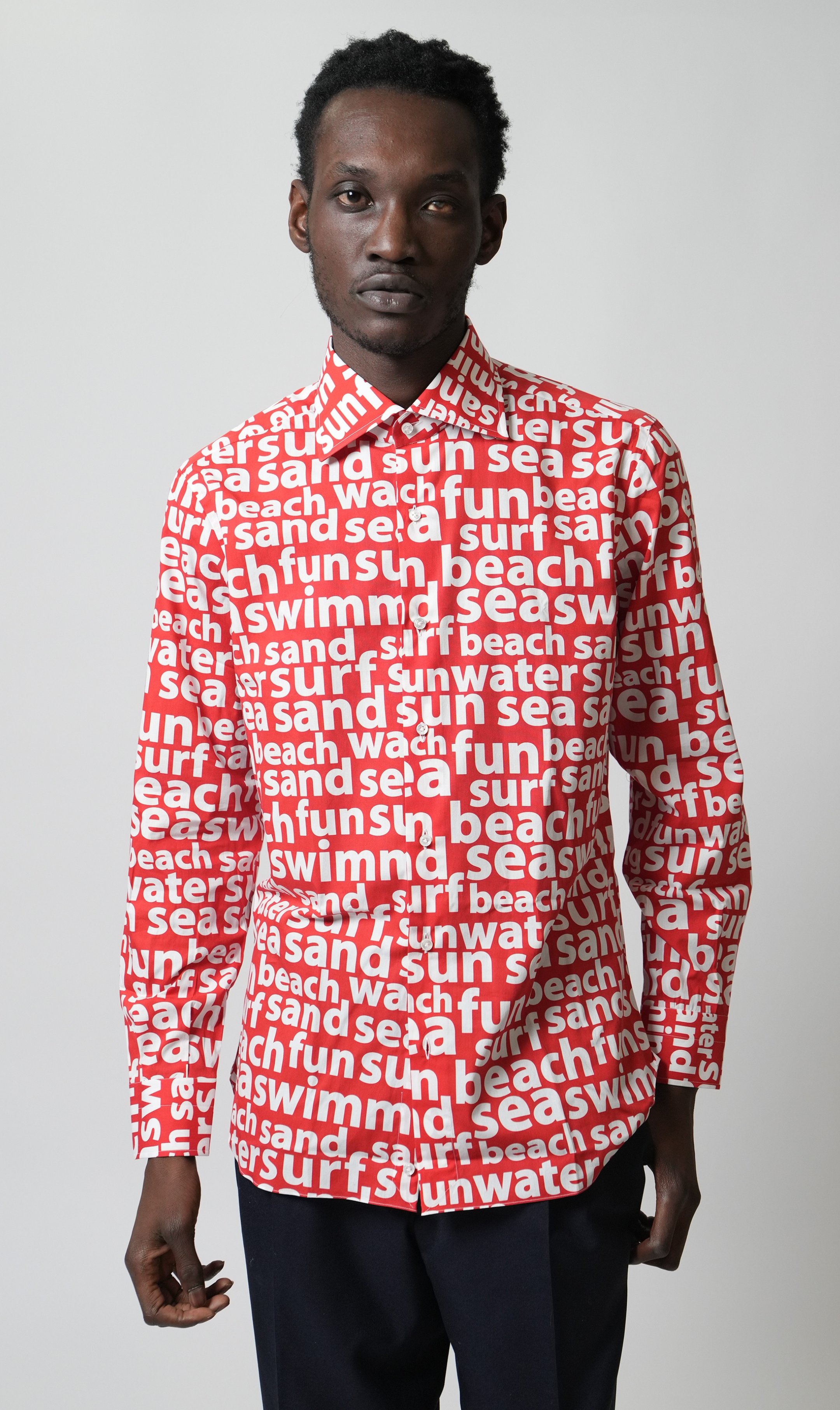 Hemd Handgemacht in Italien Slim Fit Surfer