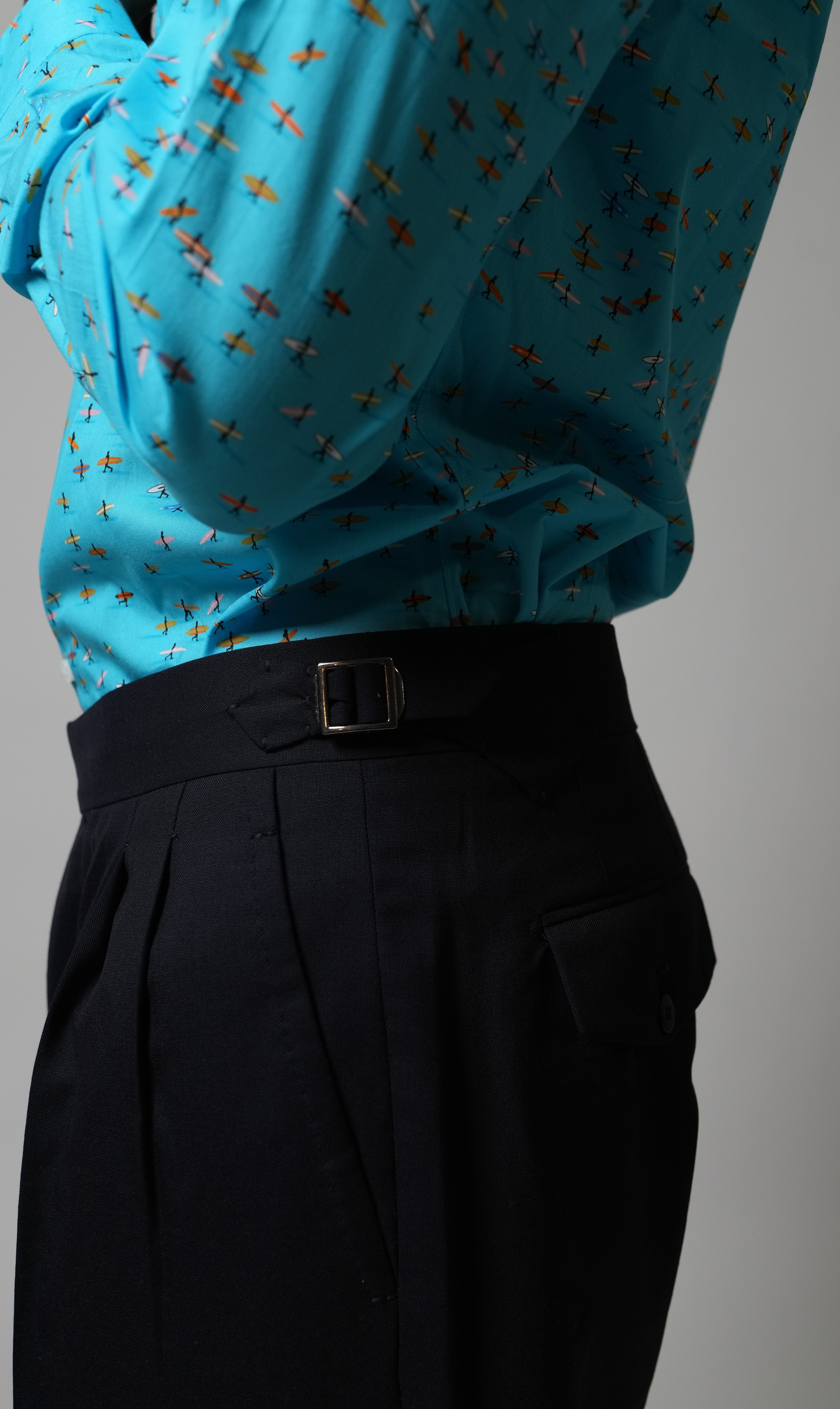 Hemd Handgemacht in Italien Slim Fit Surfer