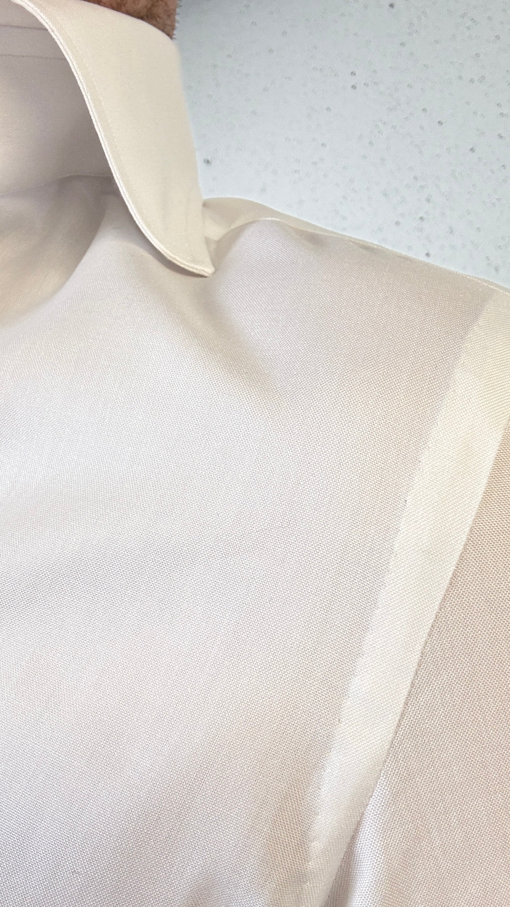 Shirt Handmade in Italy Two-Twist Slim Fit White