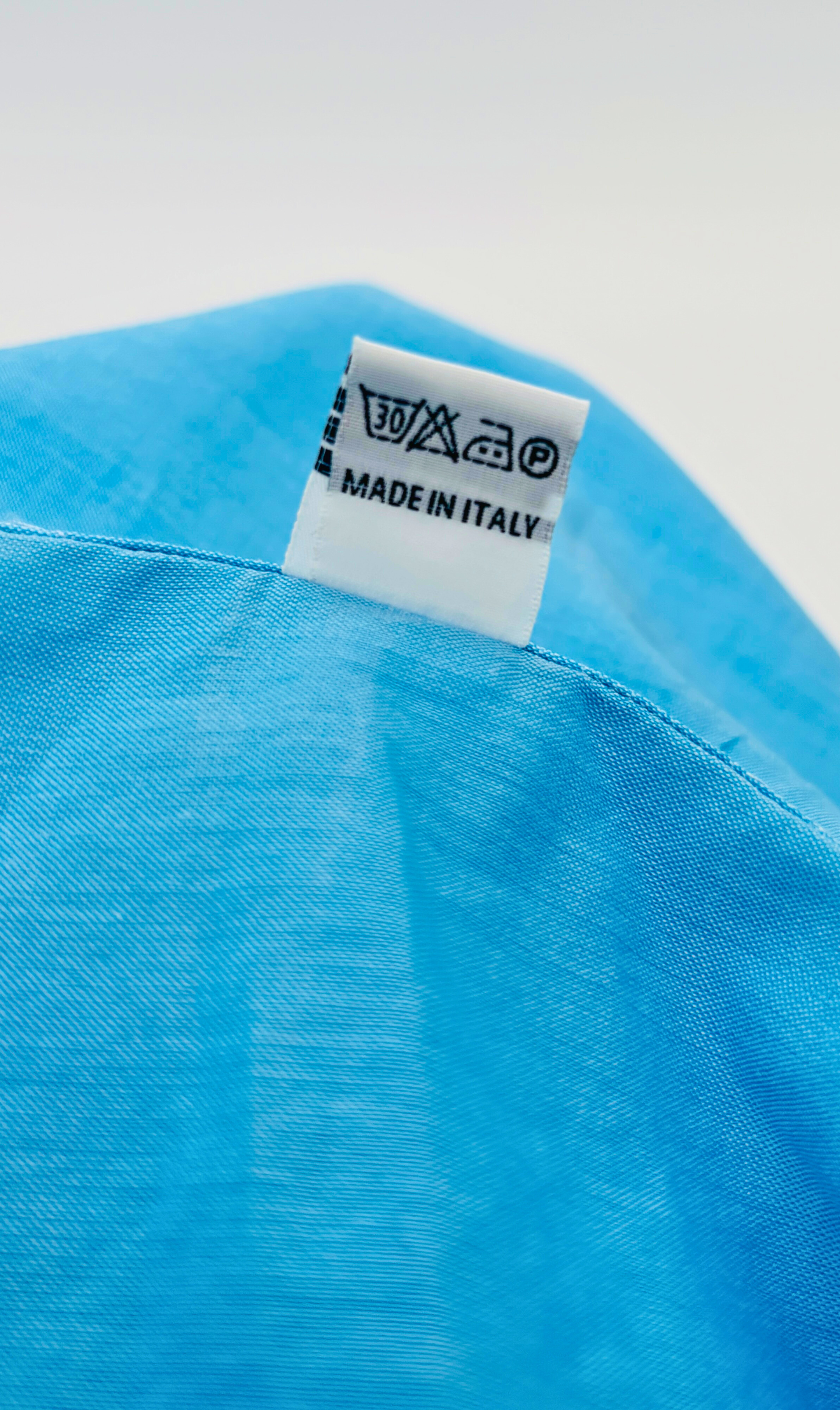 Shirt Handmade in Italy 100/2 Two-Twist Slim Fit Blue