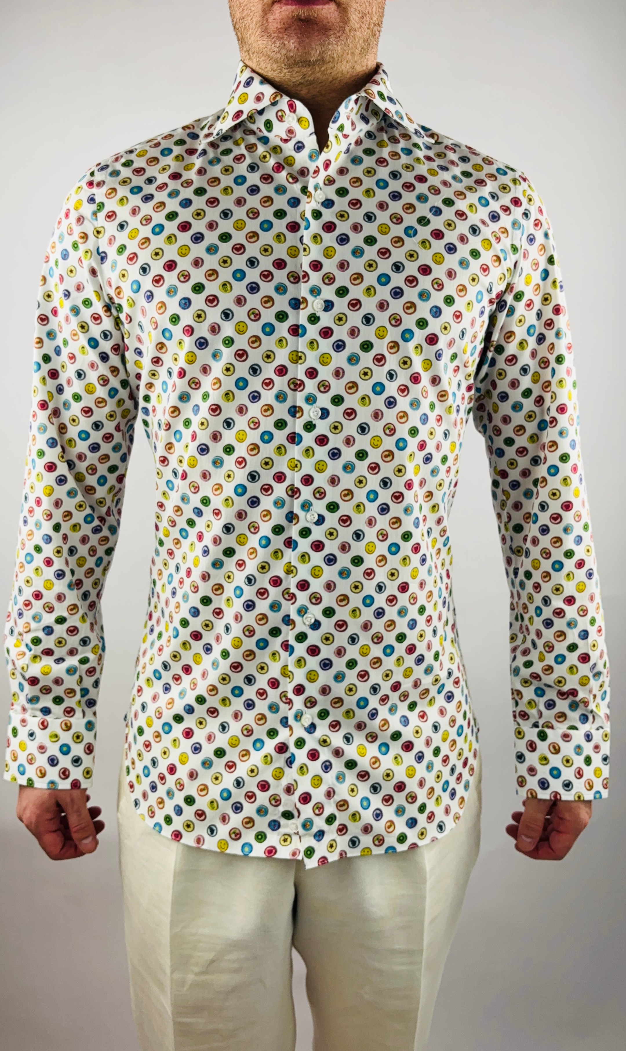 Shirt Handmade in Italy Slim Fit Buttons