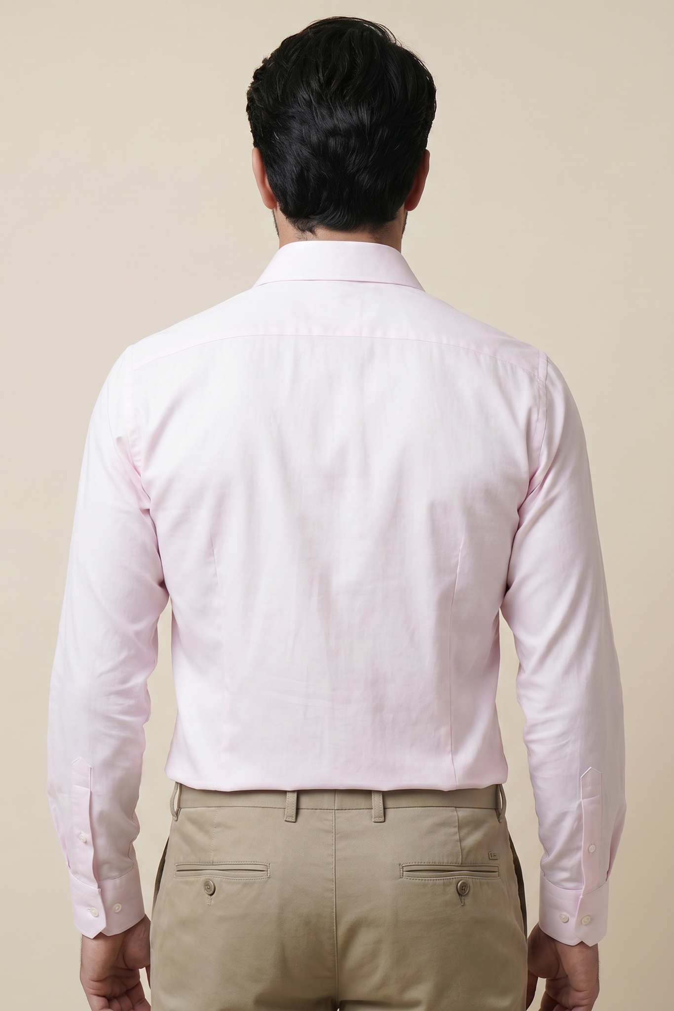 Vollzwirn Hemd Slim Fit Rosa