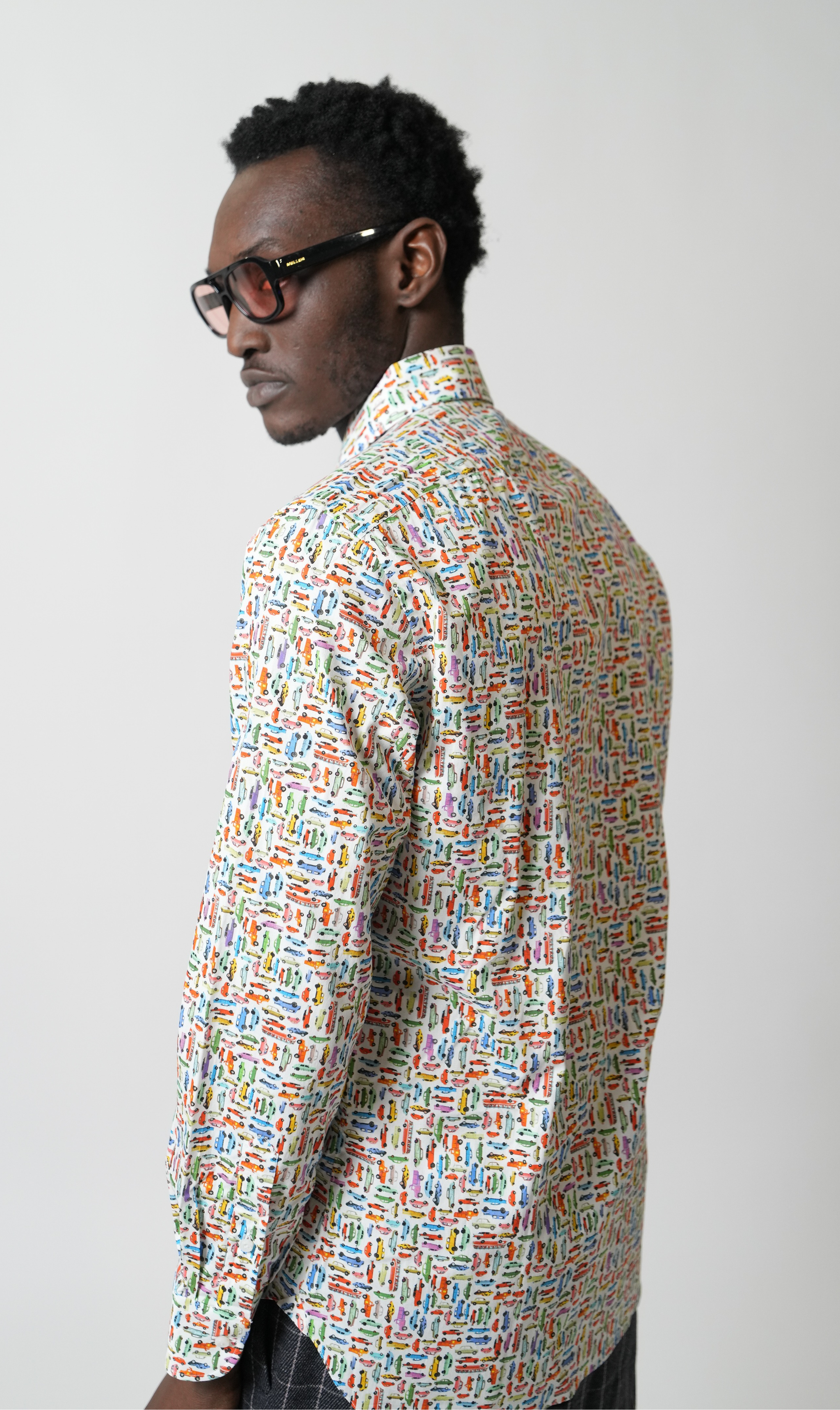 Autoprint Hemd Slim Fit