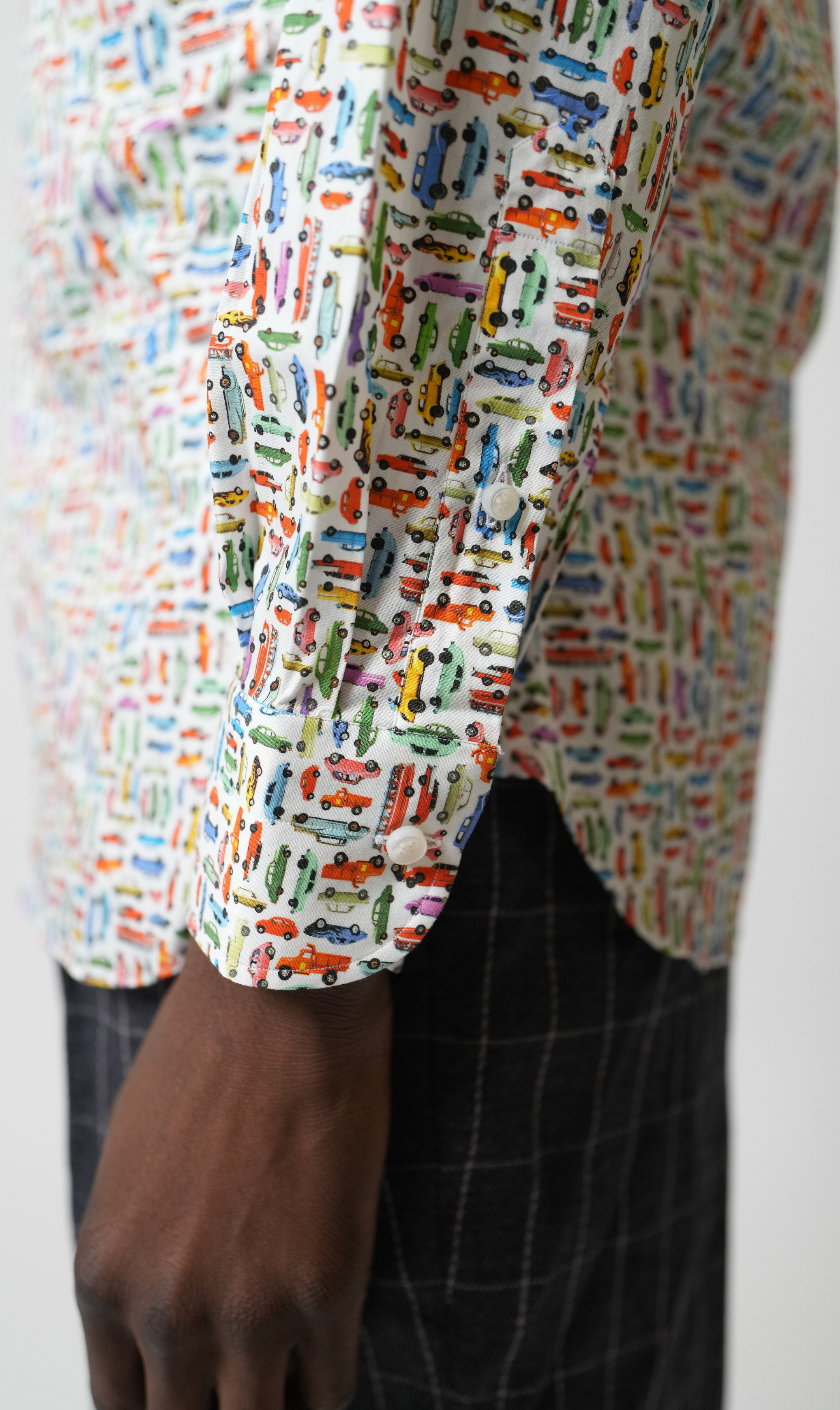 Autoprint Hemd Slim Fit