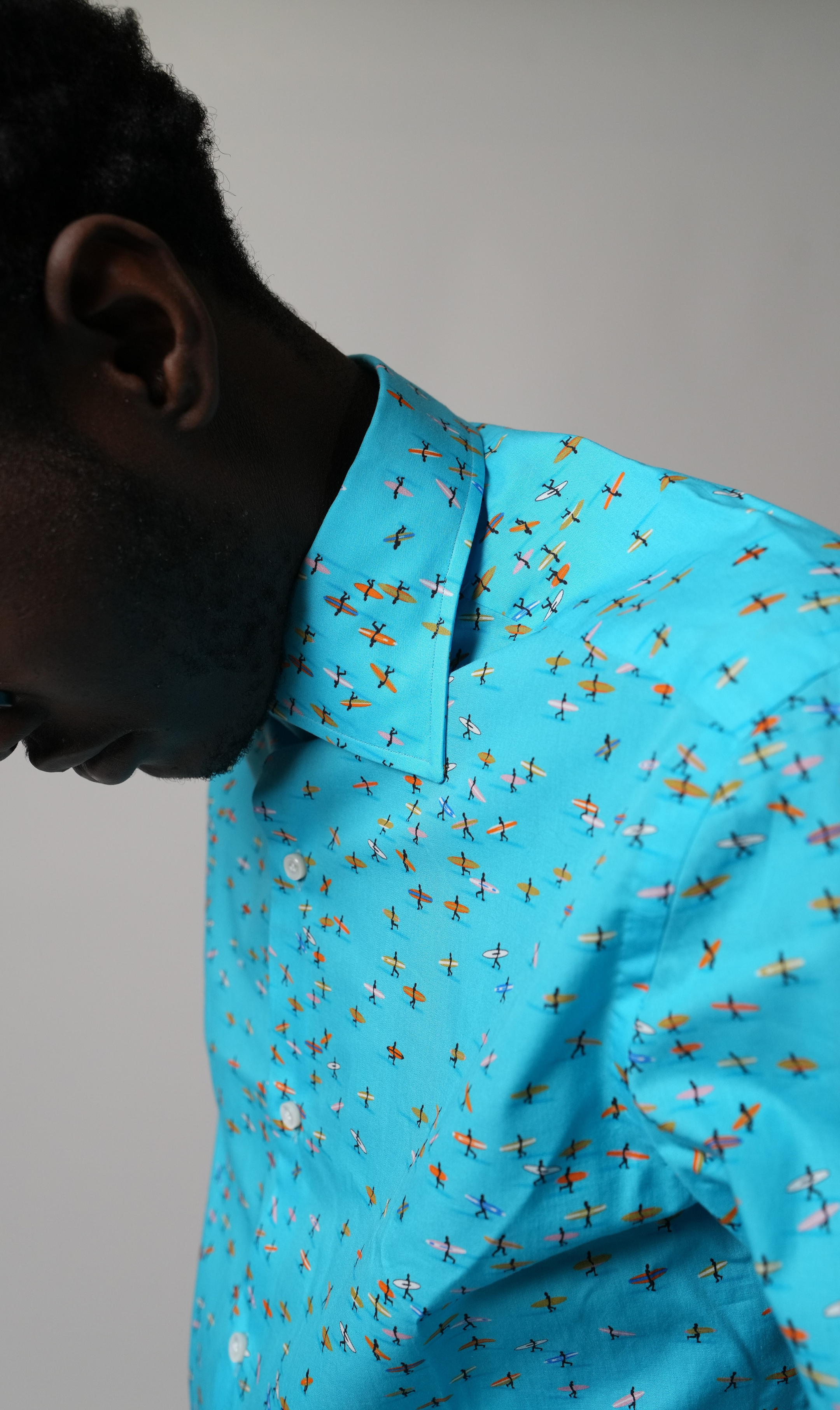 Hemd Handgemacht in Italien Slim Fit Surfer