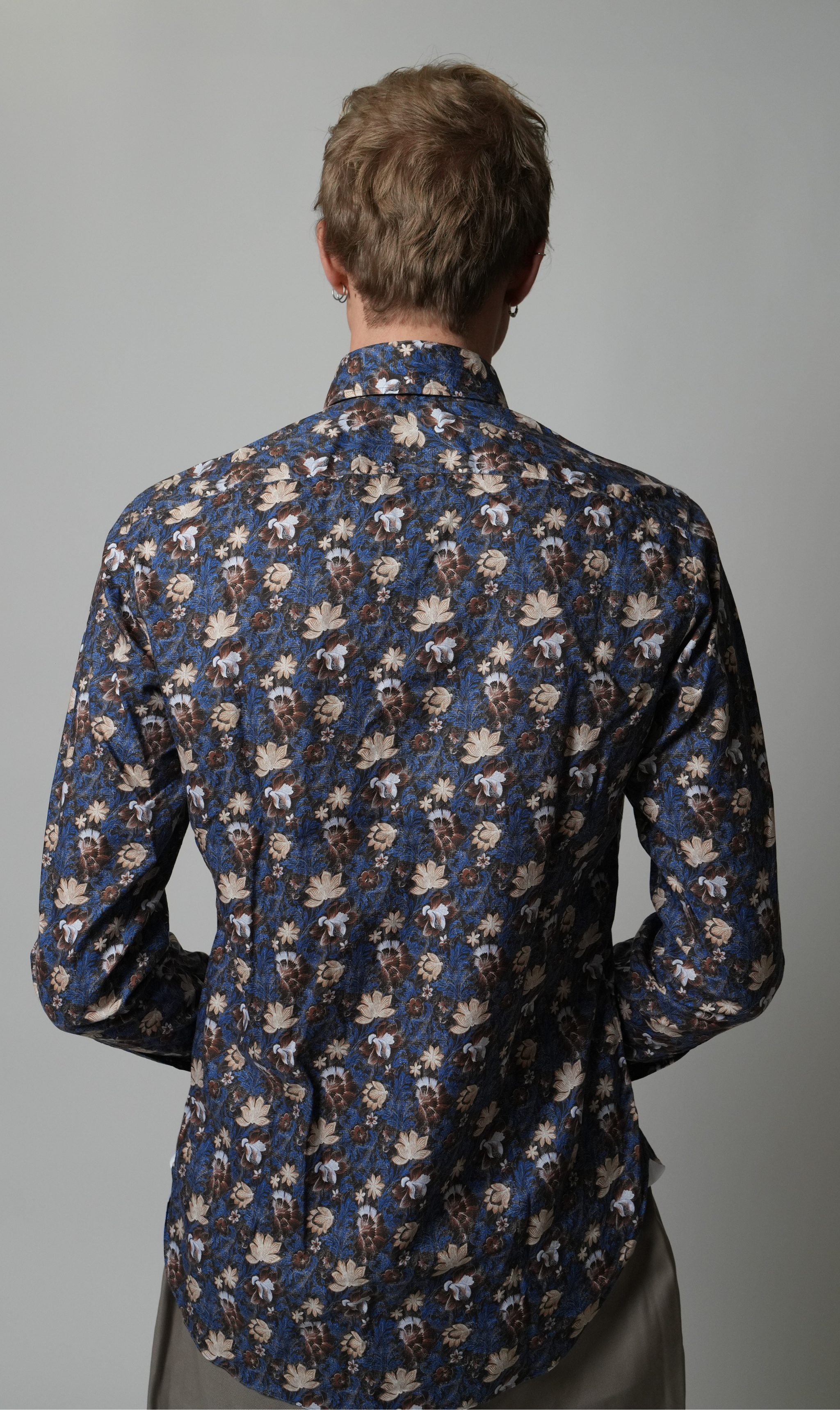 Blumenprint Hemd Regular Fit