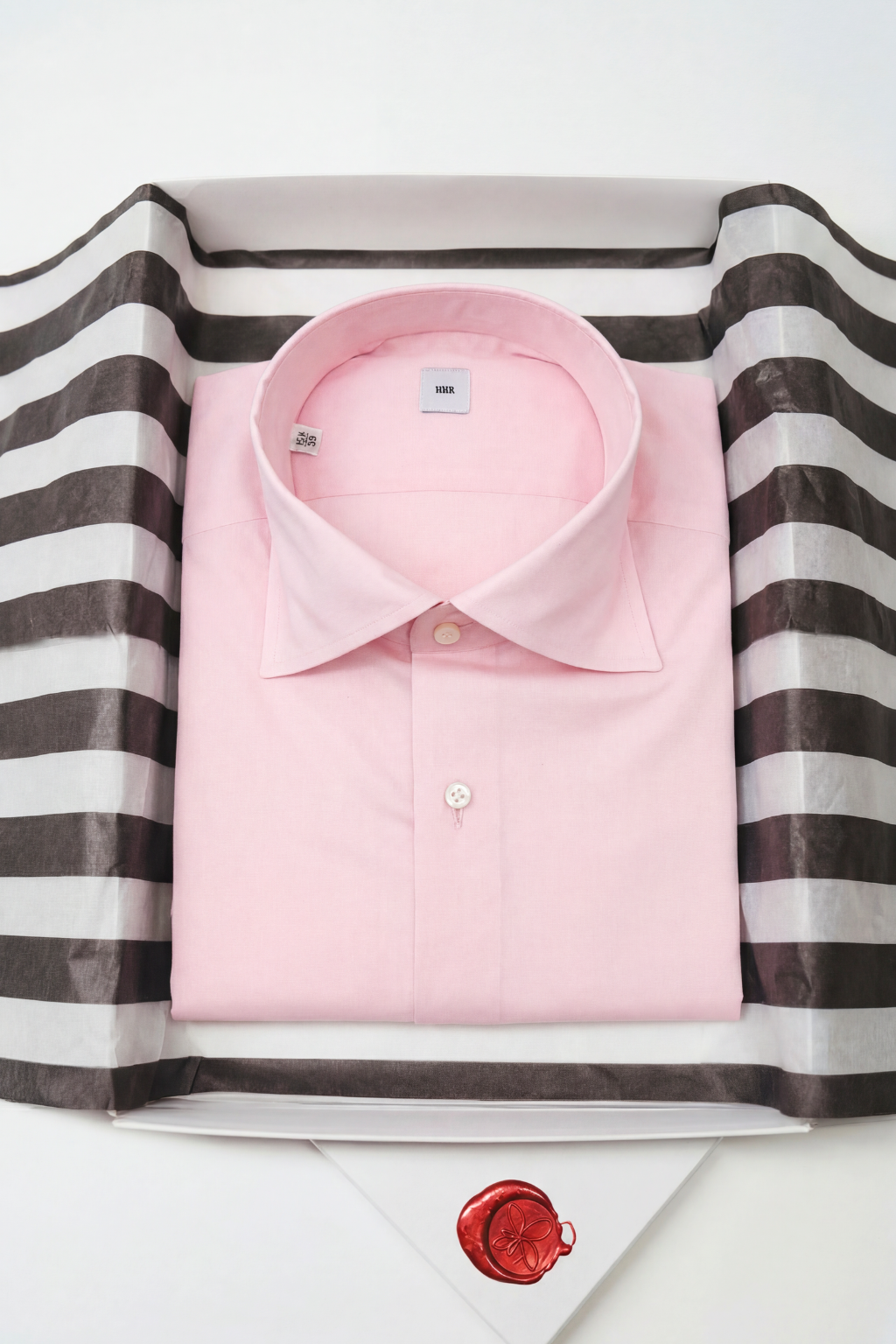 Vollzwirn Hemd Slim Fit Rosa