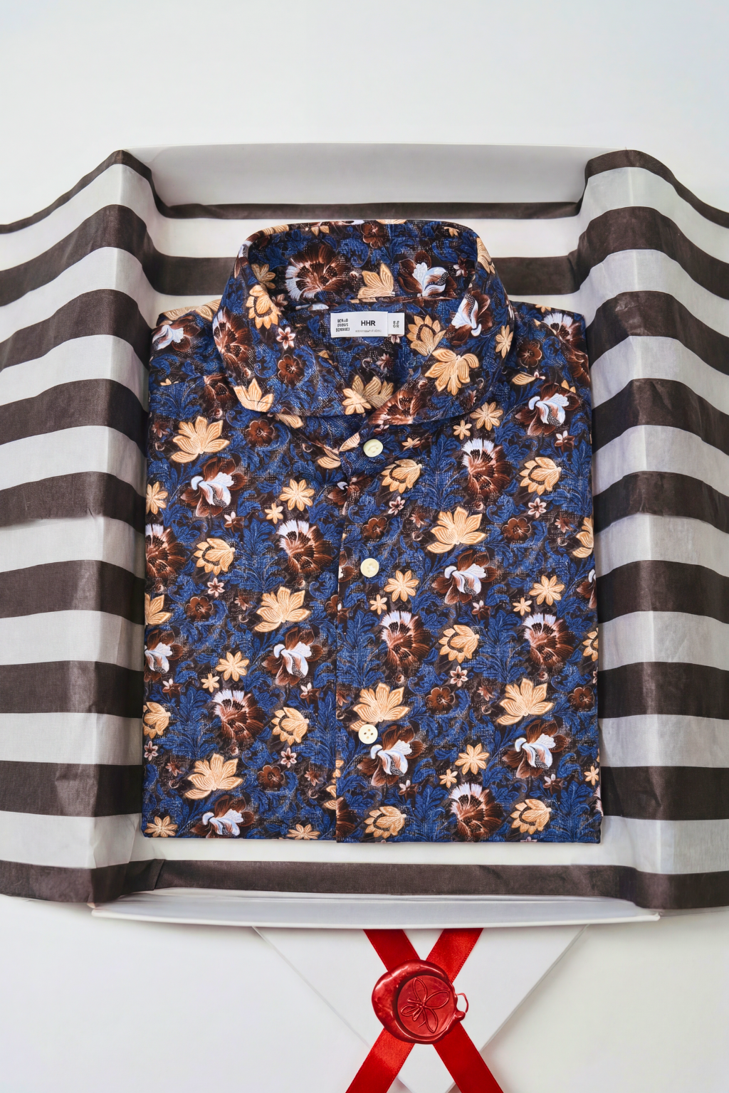 Blumenprint Hemd Regular Fit