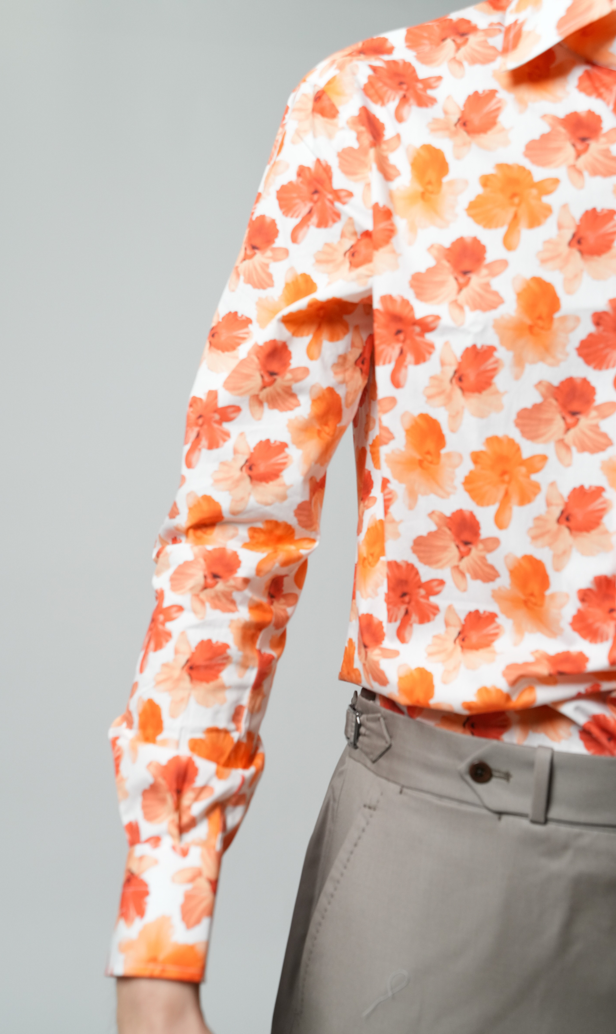 Shirt Handmade in Italy Slim Fit Hawaii