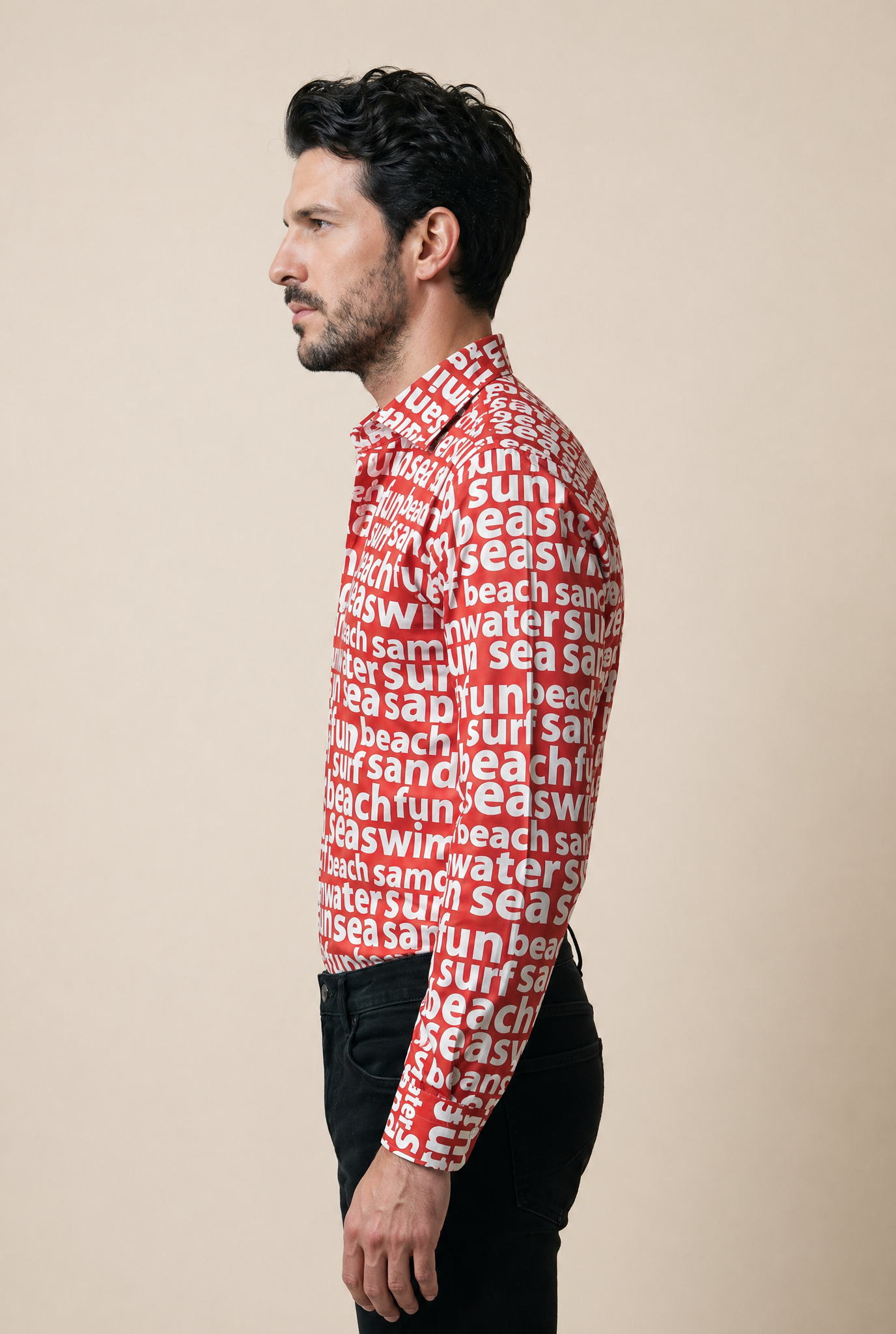 Surferprint Hemd Slim Fit
