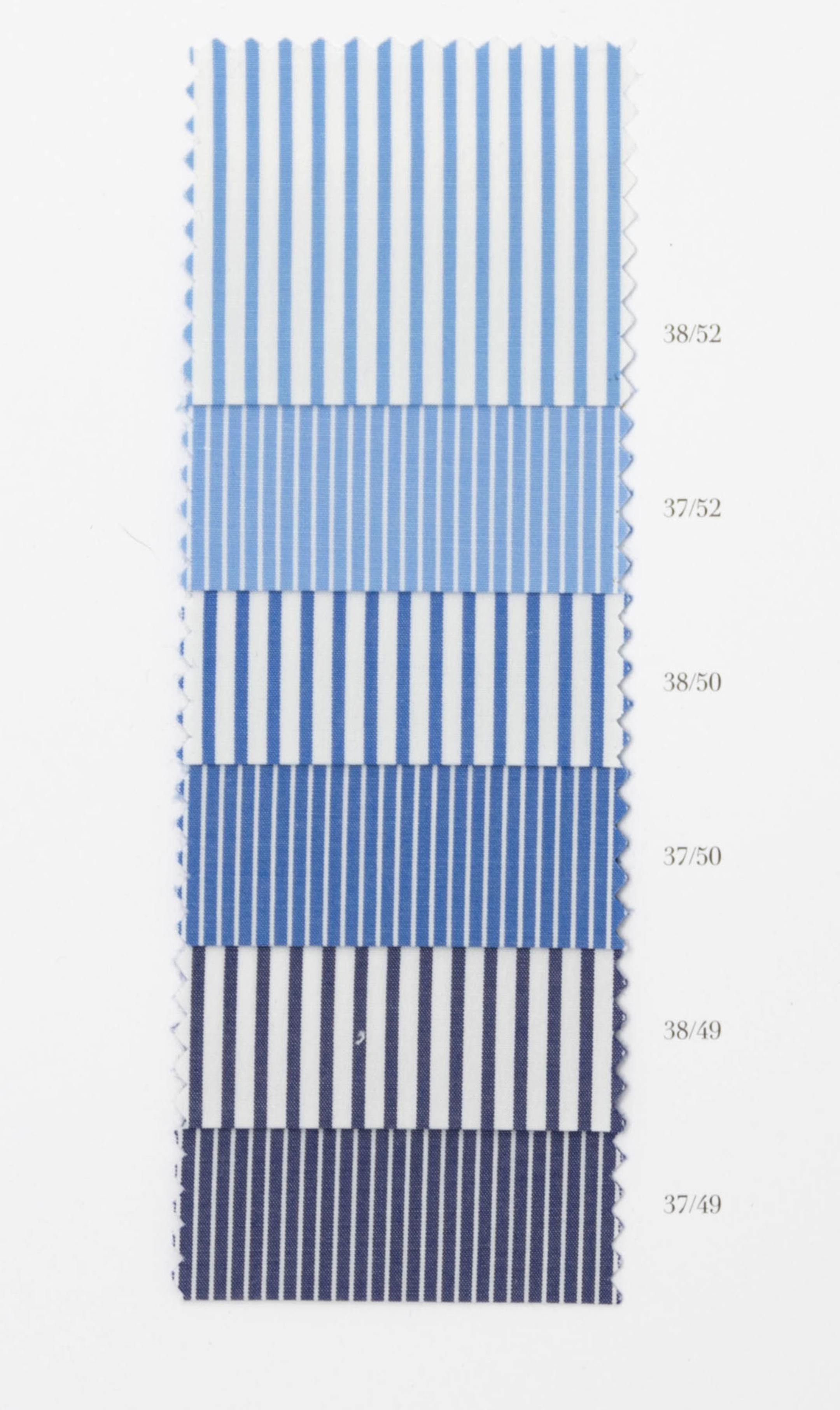 Sky 100/2 Full-twist. 100% Cotton by Bersini Handmade in Italy - striped - checked