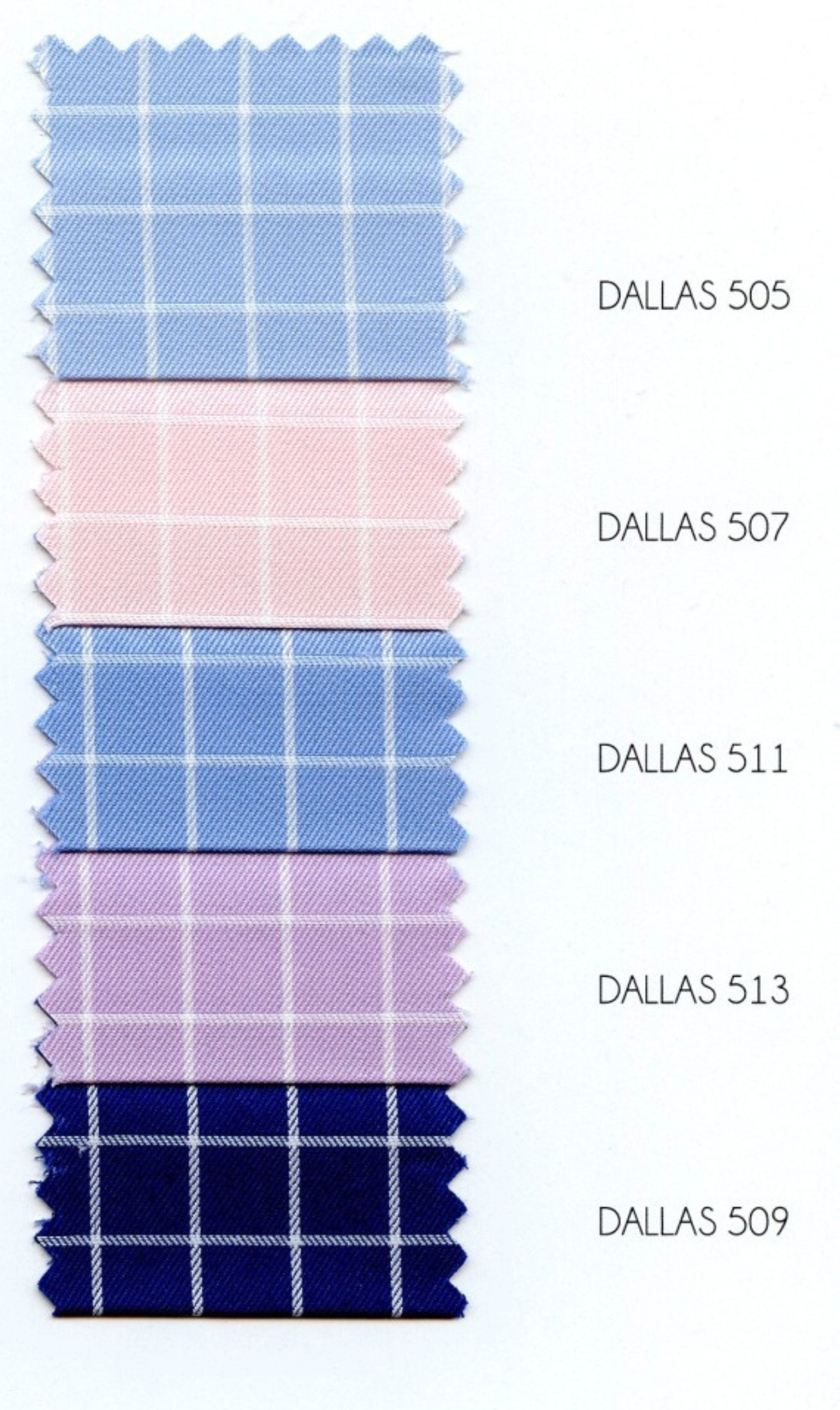 120/2 Vollzwirn Popeline 100% Baumwolle Handgemacht in Italien - Kariert