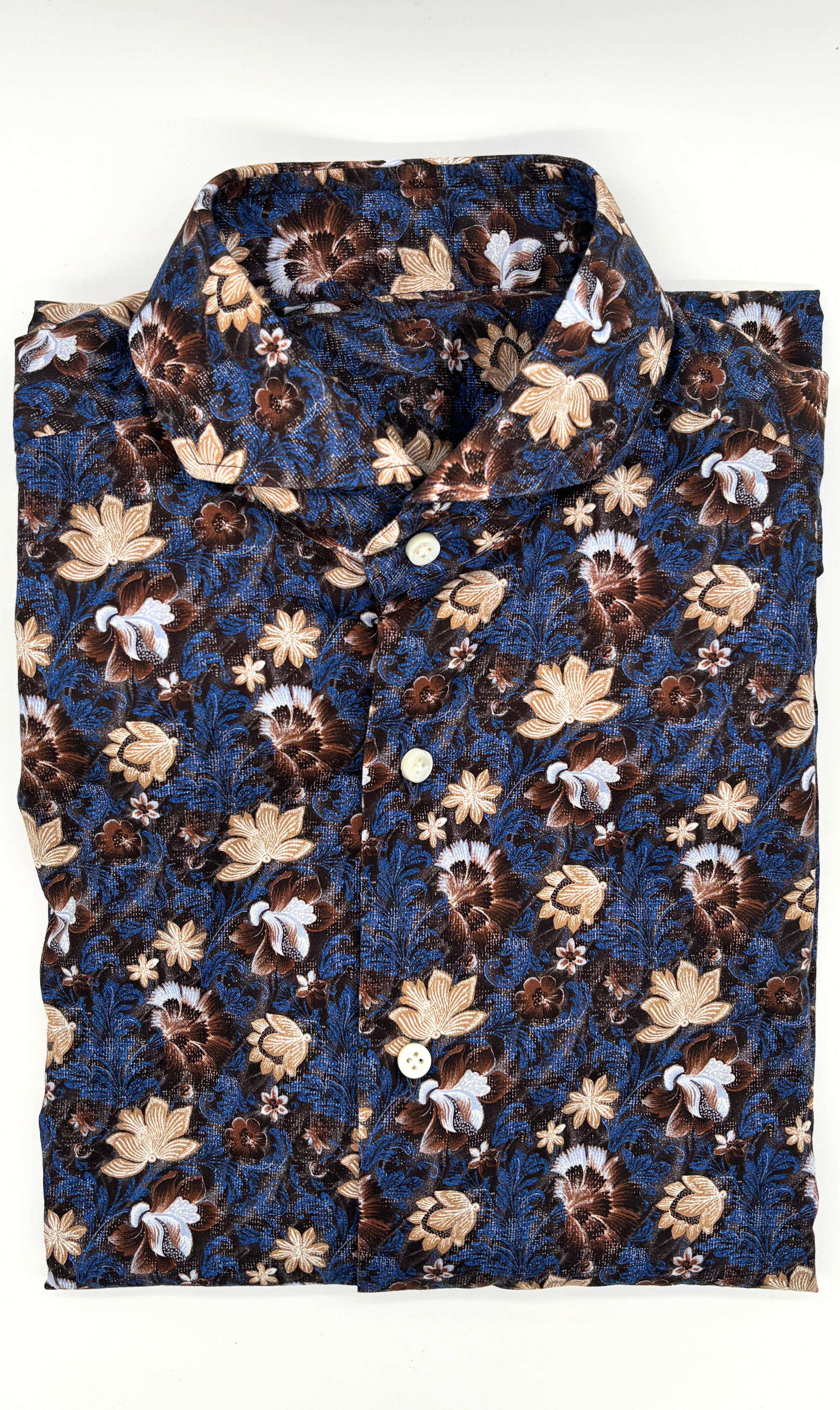 Blumenprint Hemd Regular Fit