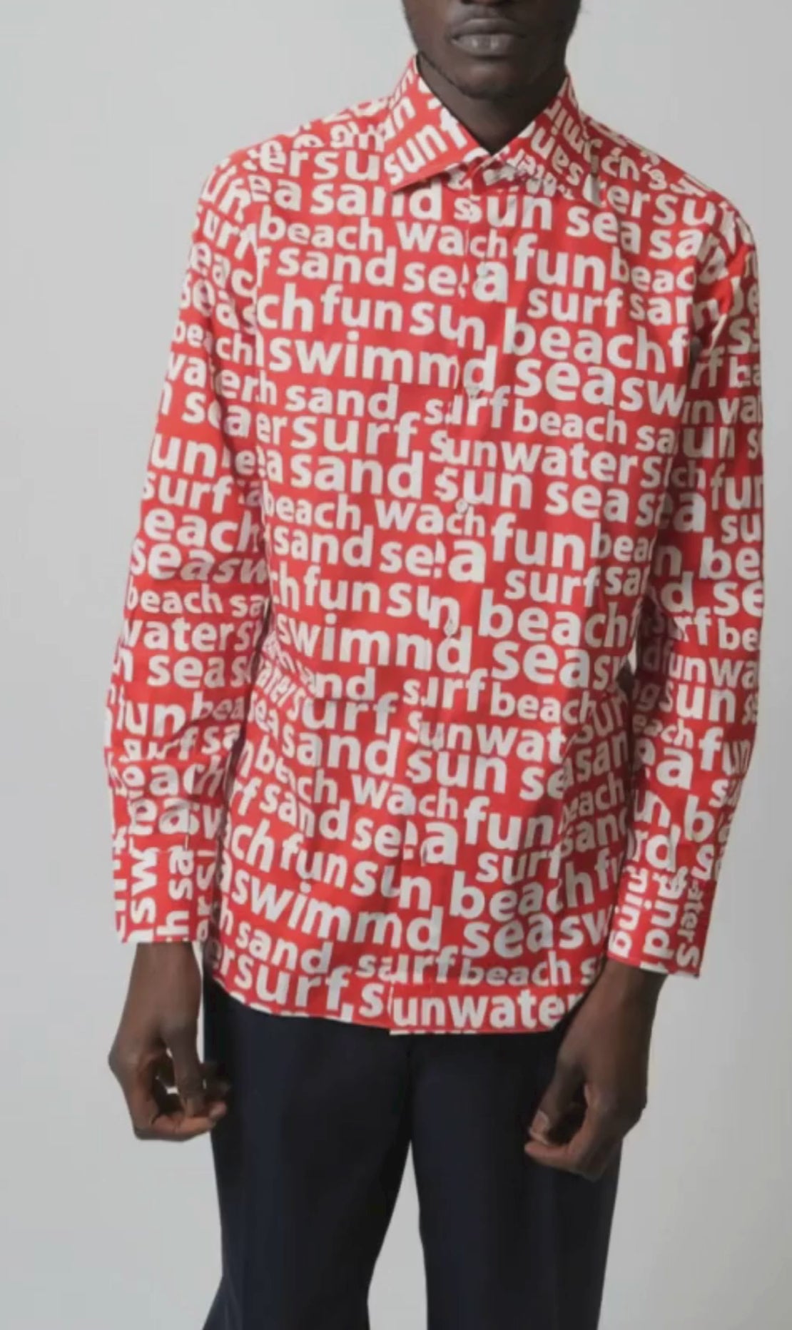 Surferprint Hemd Slim Fit